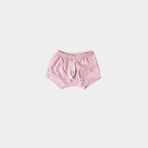Pink Baby Shorts with Drawstring